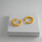 Gold Twisted Hoop Earrings - Zafari Studio Jewelry